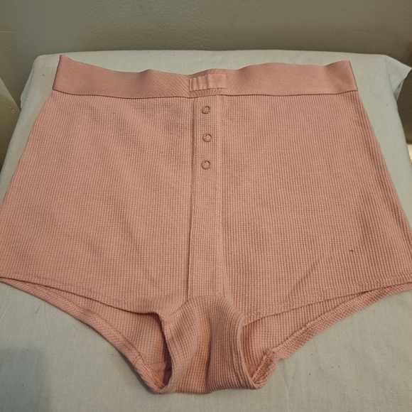 PINK Victoria's Secret Orange Boy Shorts Panties Intimates & Sleepwear Sz M 2 Ea - Picture 2 of 5